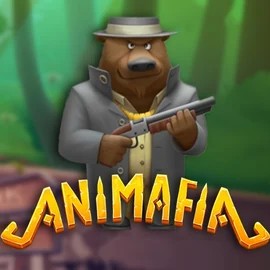 Animafia slot logo by Peter & Sons at Vegasino CasinoAnimafia