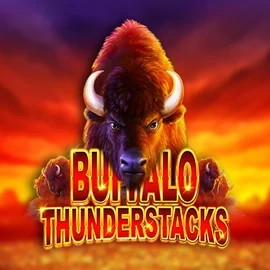 Buffalo Thunderstacks casino game by Amatic Industries – featured logo at Vegasino Casino
