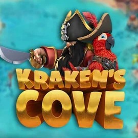 Logo of Krakens Cove from Relax Gaming at Vegasino Casino