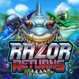 Logo of Razor Returns from Push Gaming at Vegasino Casino